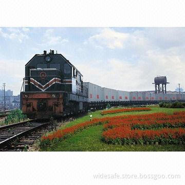 Shipping containers, rail freight from China to Russia